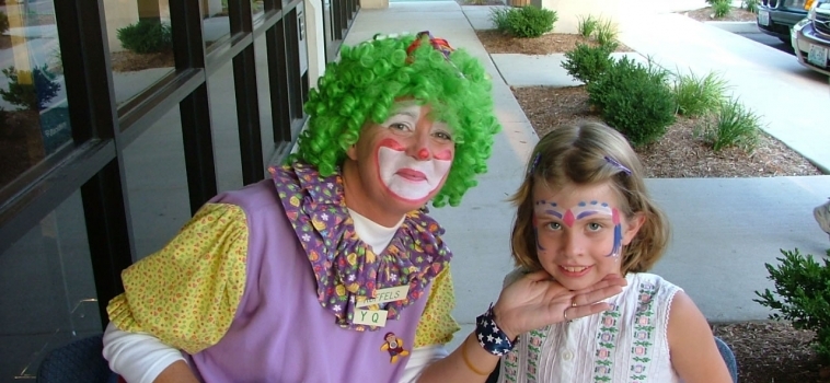 Clown with Kaitlyn